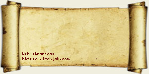 Jelena Pljakić vizit kartica